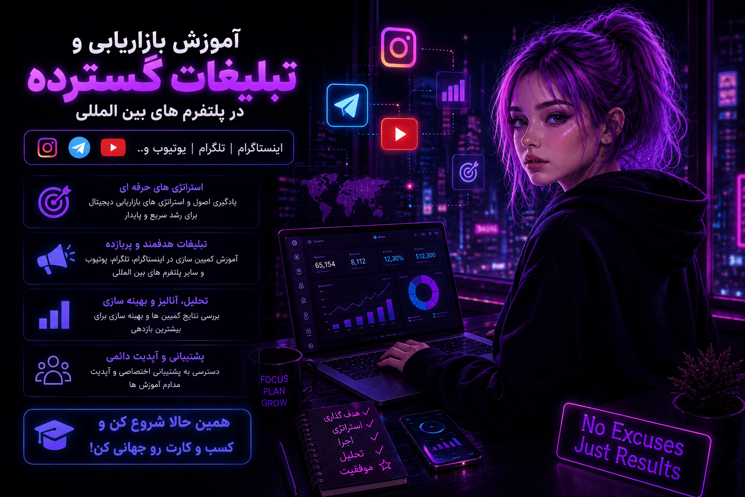 تبلیغات در تلگرام و اینستاگرام